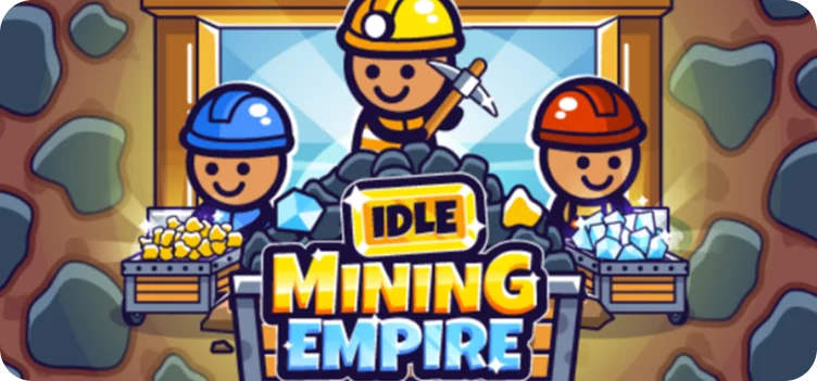 Idle Mining Empire mining scene